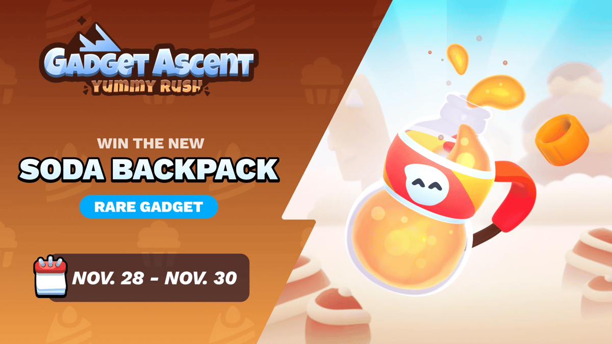 🏔️ おいしいラッシュGADGET ASCENT: 新しいソーダリュックアイテムを