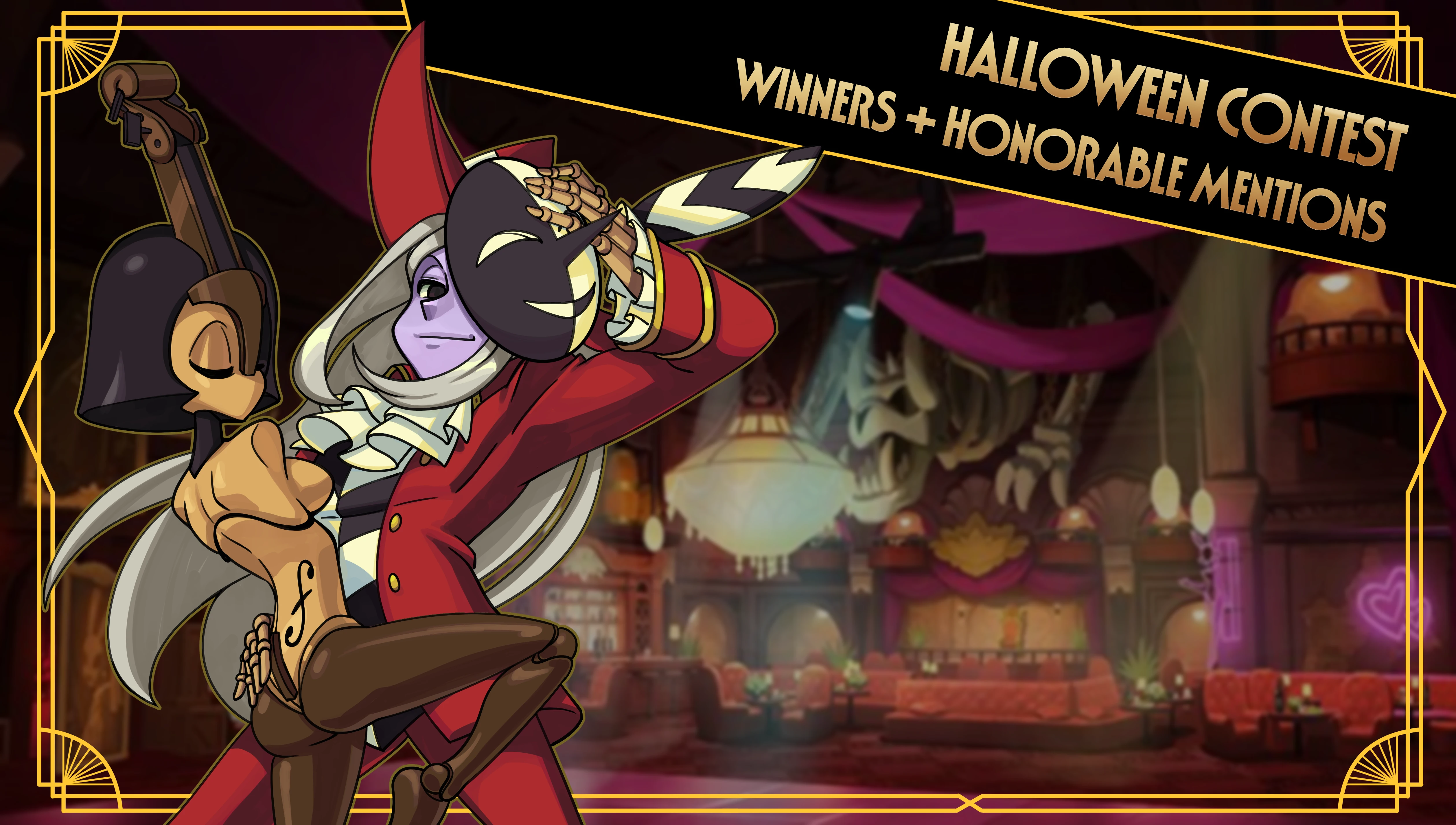 2025 Skullgirls' Halloween Art Contest Winners + Honorable Mentions!