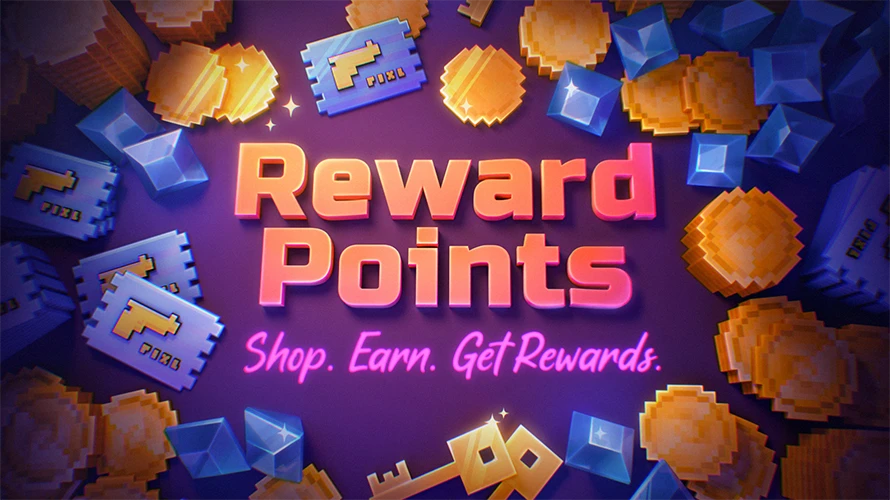 Reward Points in PG3D Hub