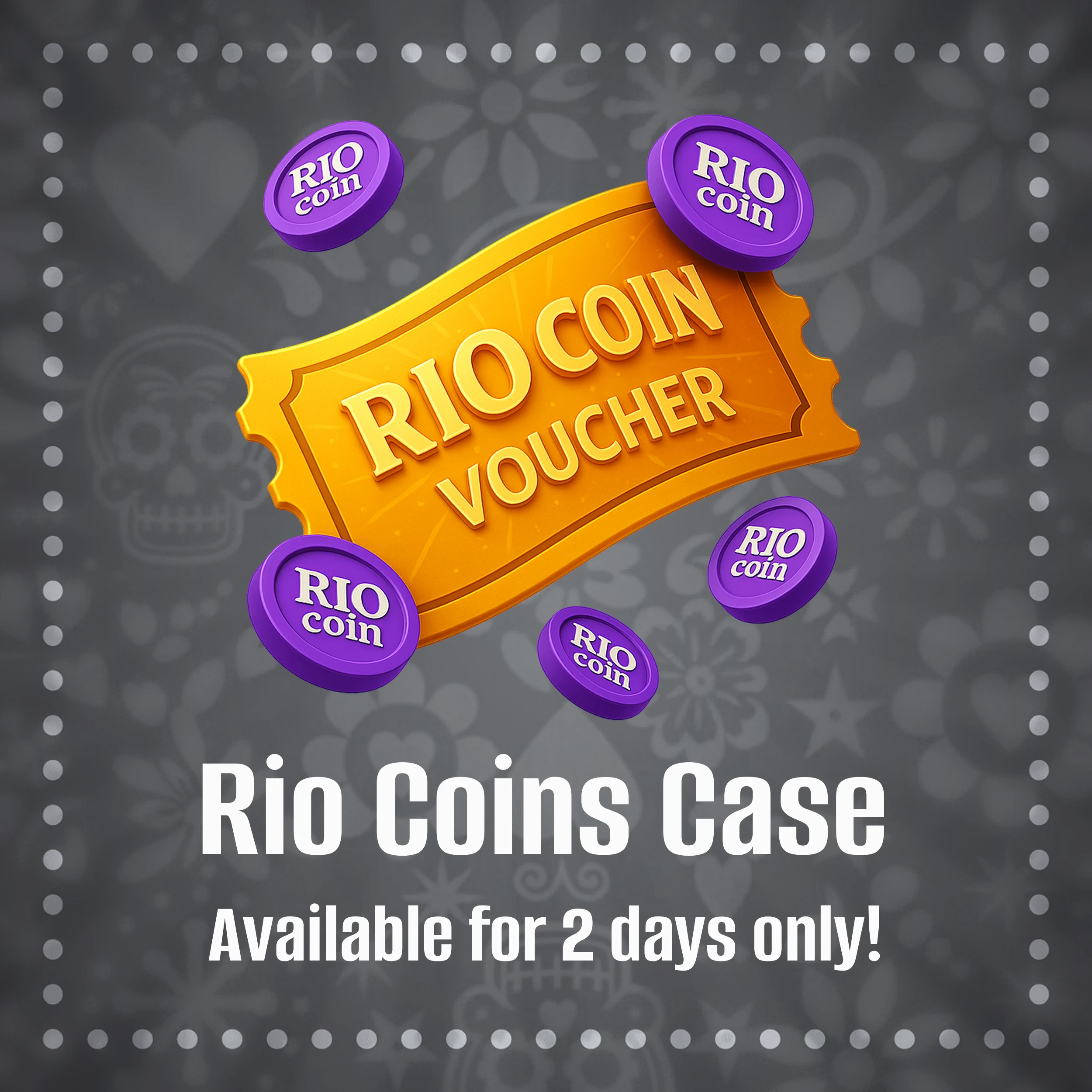 The Rio Coins Case is only available for two days!