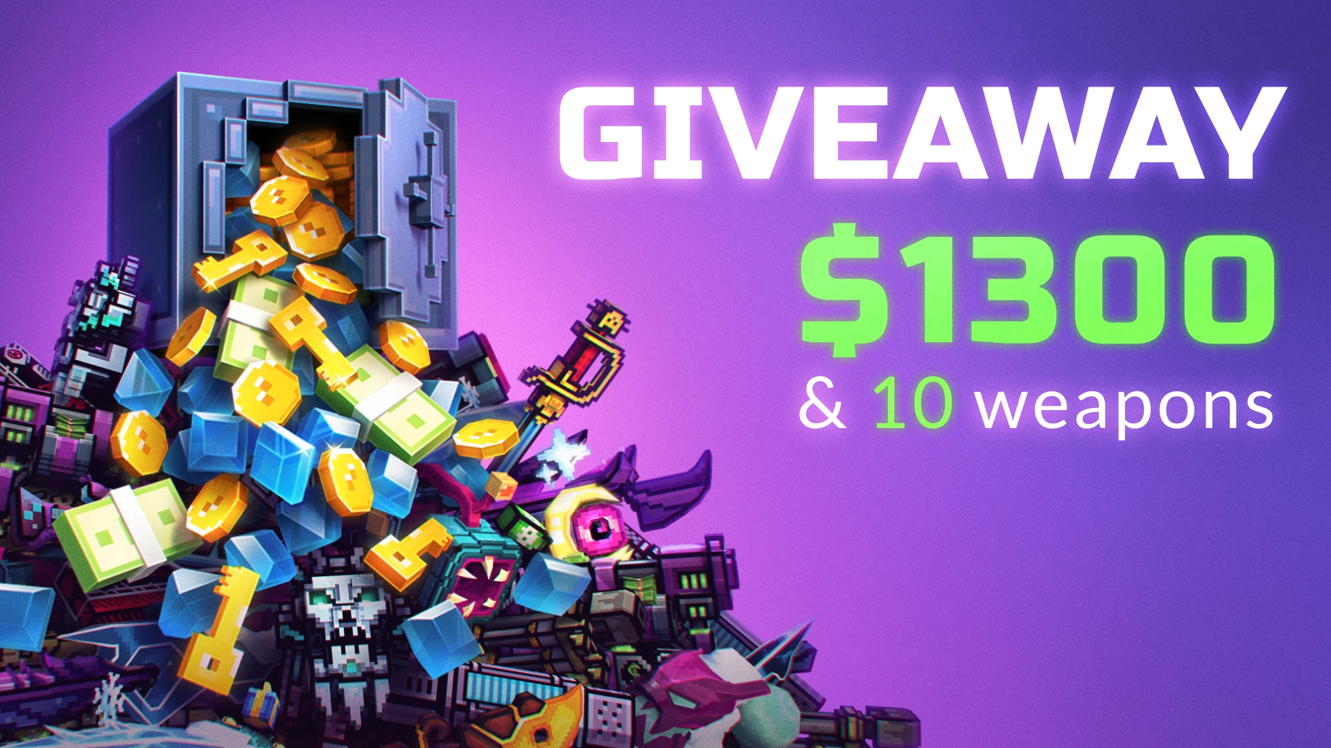 Big Giveaway Pixel Gun 3D Online Shooter