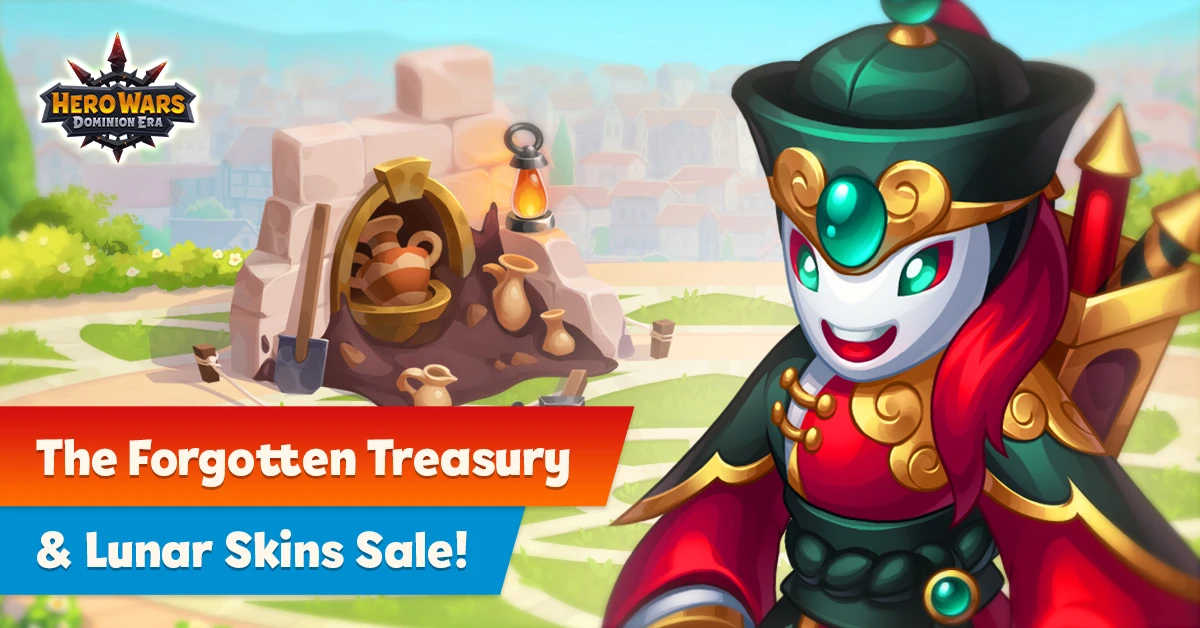 The Forgotten Treasury & Lunar Skins Sale!