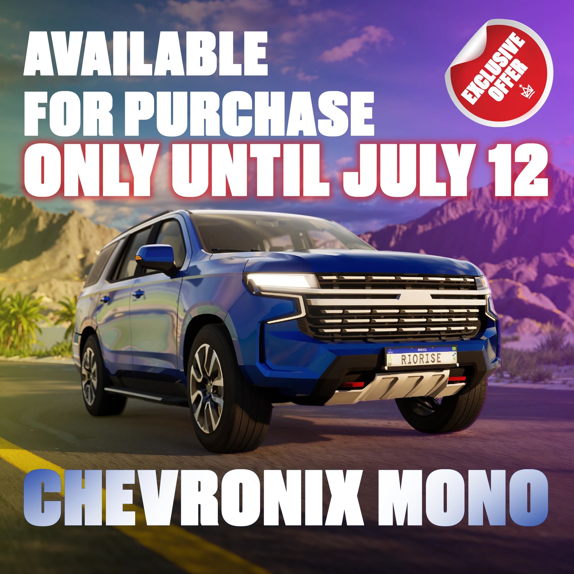 Premium arrival at dealerships — Chevronix Mono!